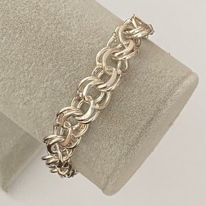 Unisex handmade 925 silver bracelet 10mm